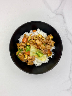 Chicken Cashew on Rice
