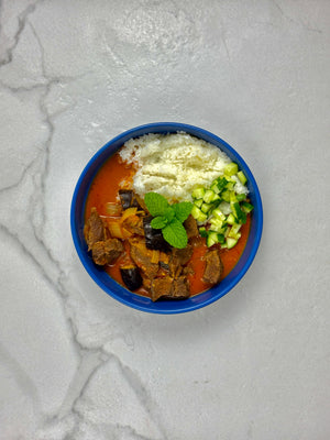 Coconut beef curry