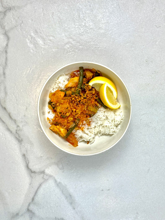 Chicken rendang curry