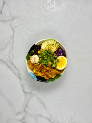 Chipotle chicken bowls