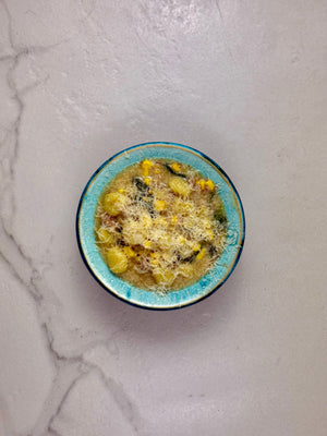 Chorizo & corn gnocchi