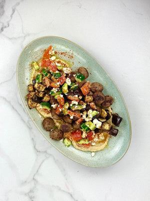 Greek Loaded Hummus