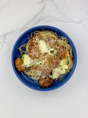Spaghetti w/ Pork Meatballs