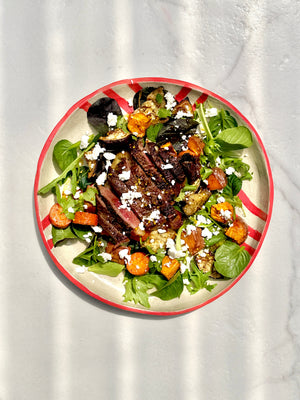 Roast Veg & Steak Salad