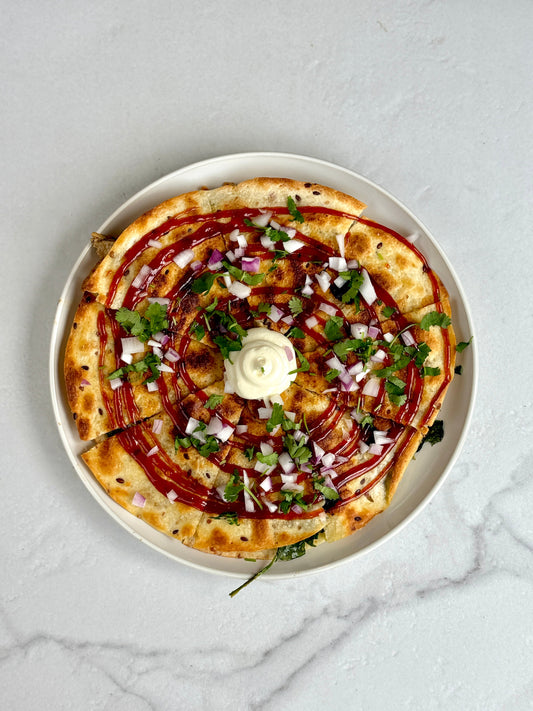 BBQ chicken quesadilla