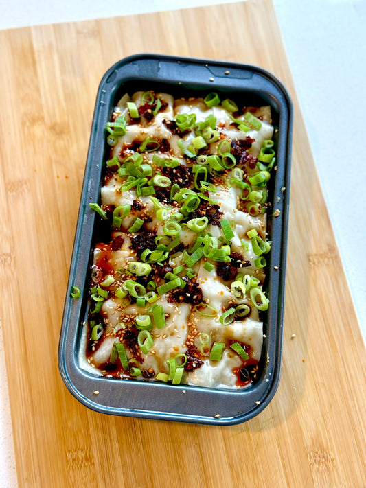Wonton lasagna