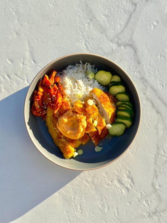 Chicken katsu on rice