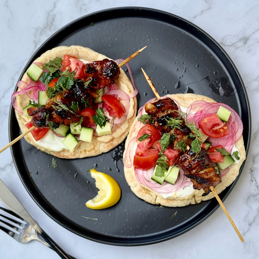 Tamarind chicken skewers