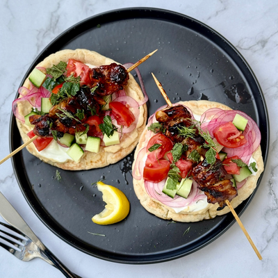 Tamarind chicken skewers