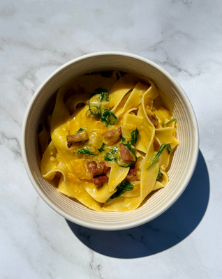 Pumpkin pappardelle