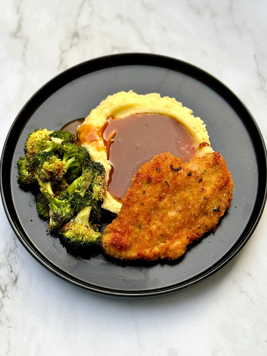Parmesan & herb chicken schnitty