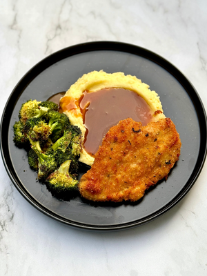 Parmesan & herb chicken schnitty