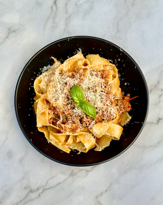 Bolognese pappardelle