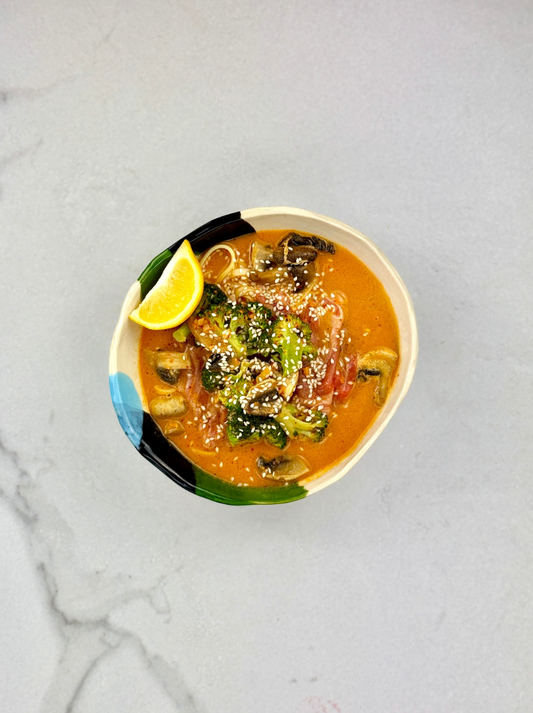 Coconut ramen w/ teriyaki chicken