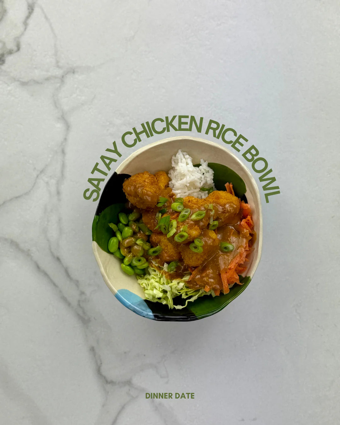 Chicken Satay Rice Bowl