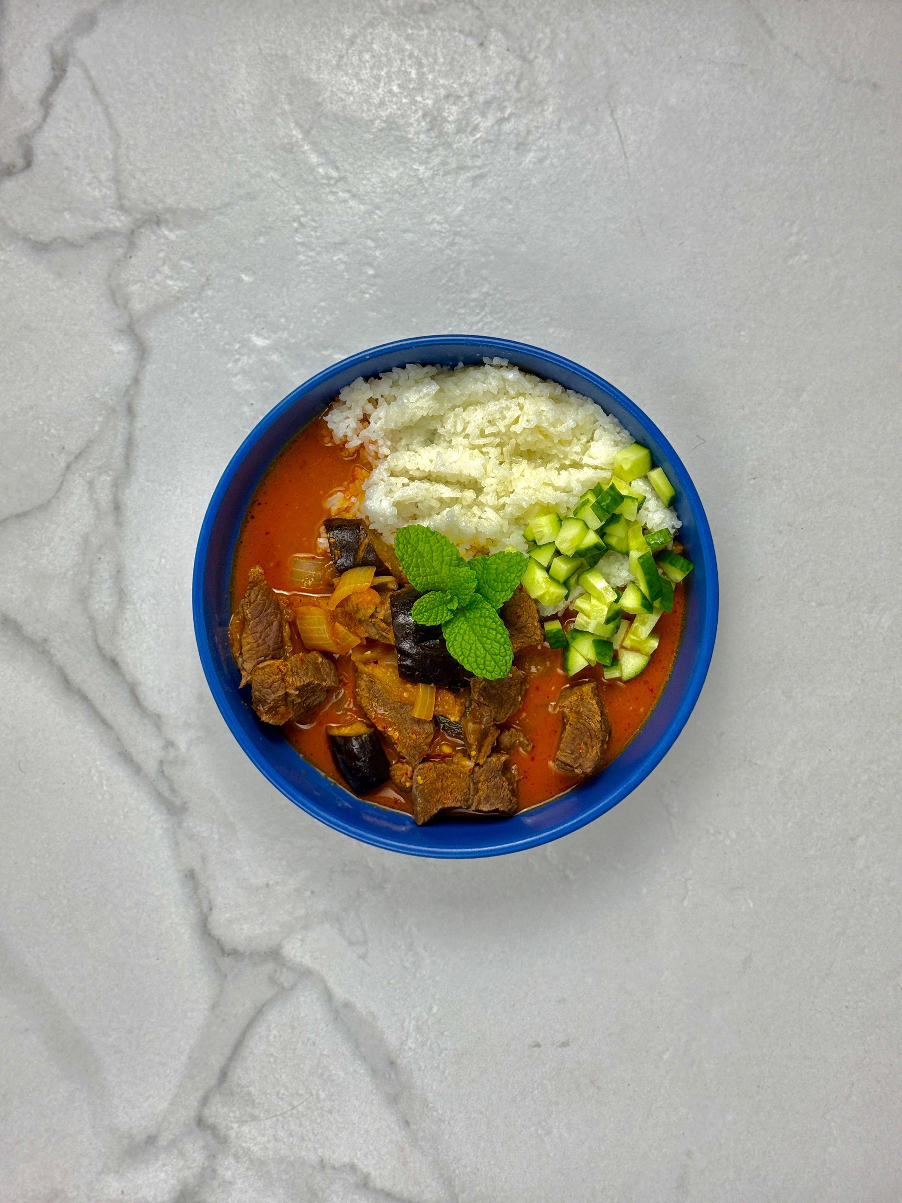 Coconut beef curry