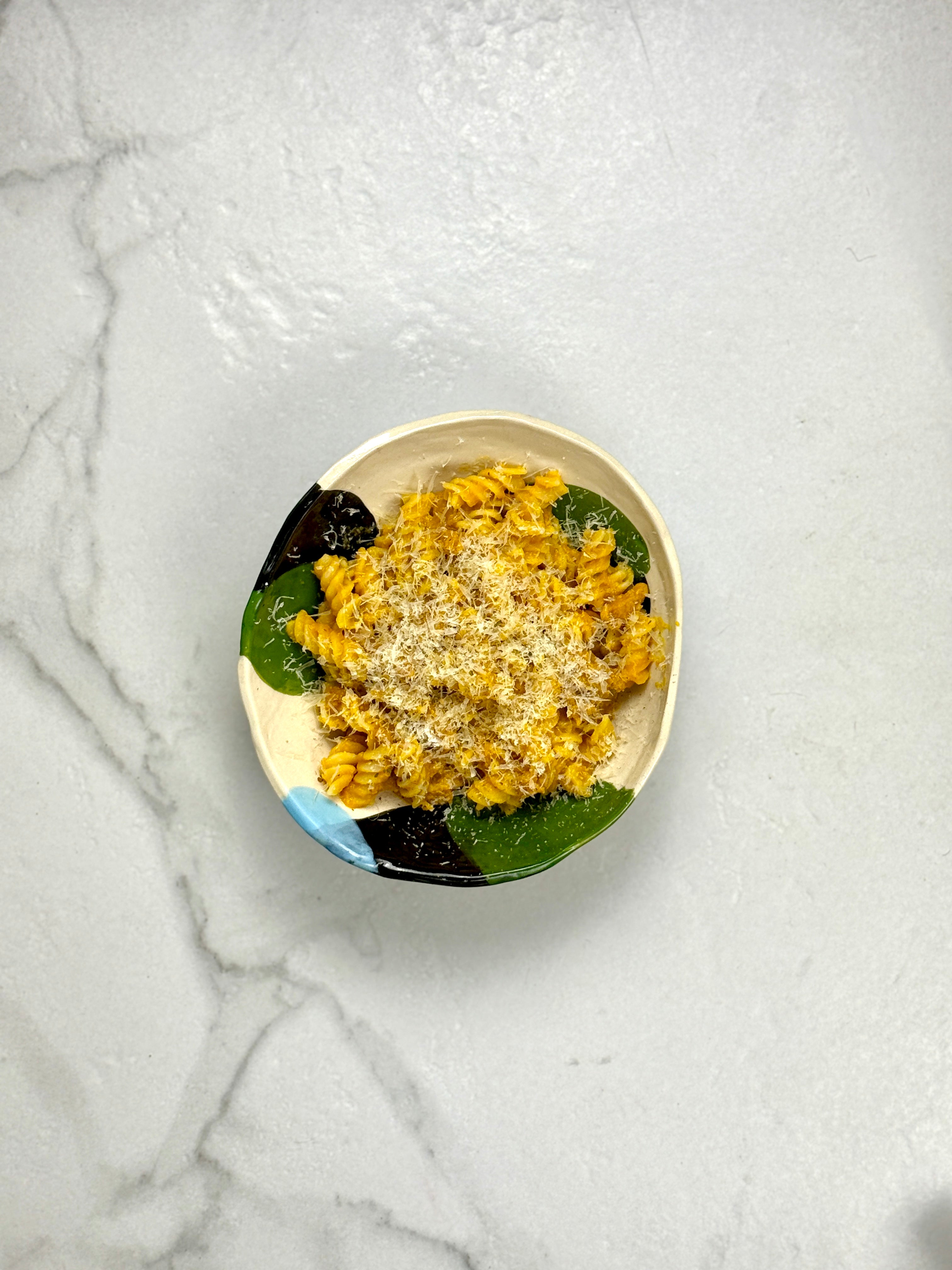 Pumpkin, leek & sausage pasta