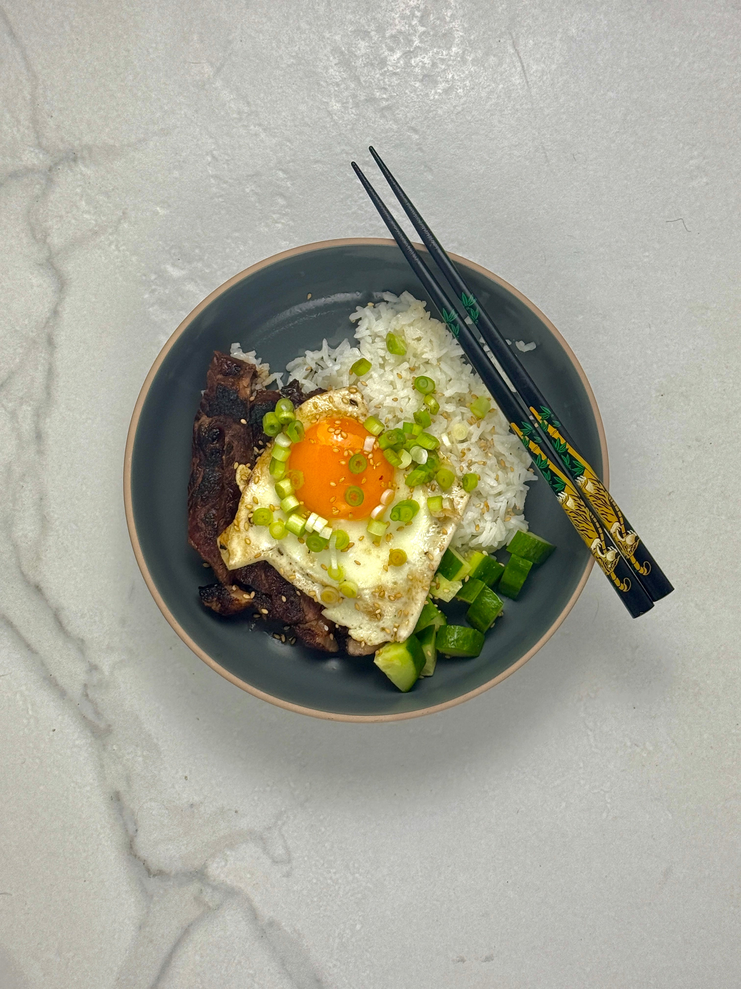 Korean beef bowls 