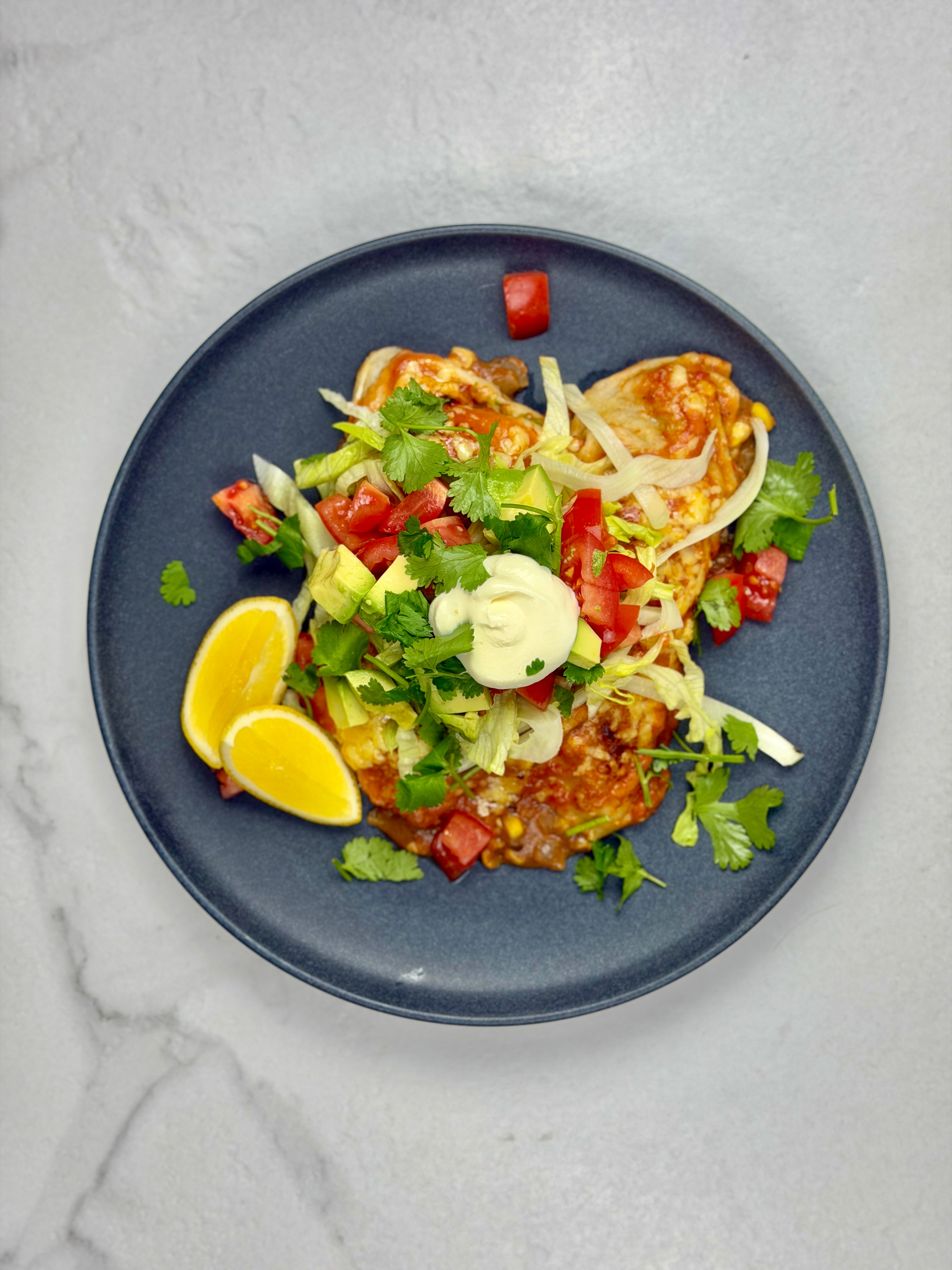 Chicken enchiladas