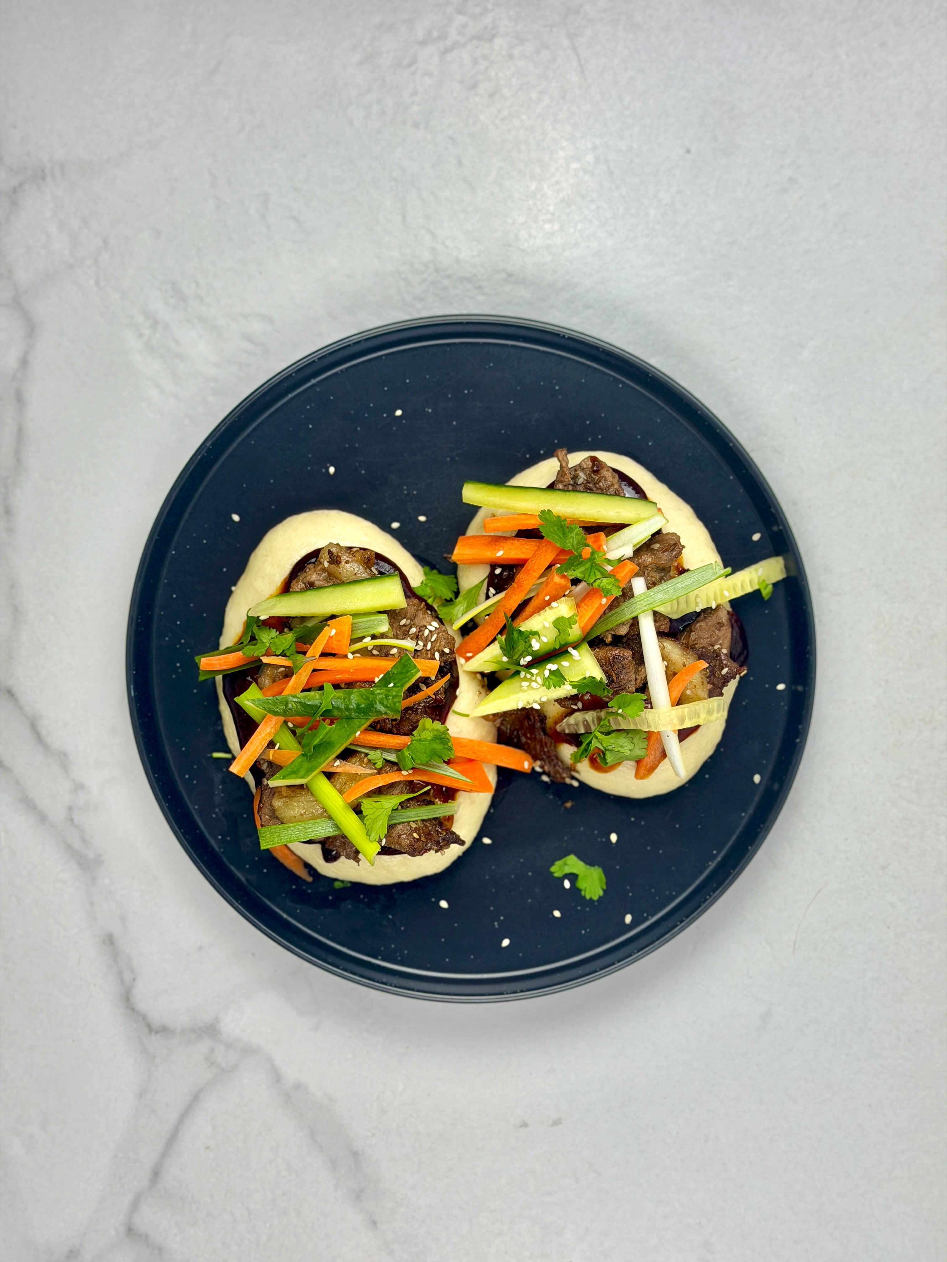 Spicy lamb bao