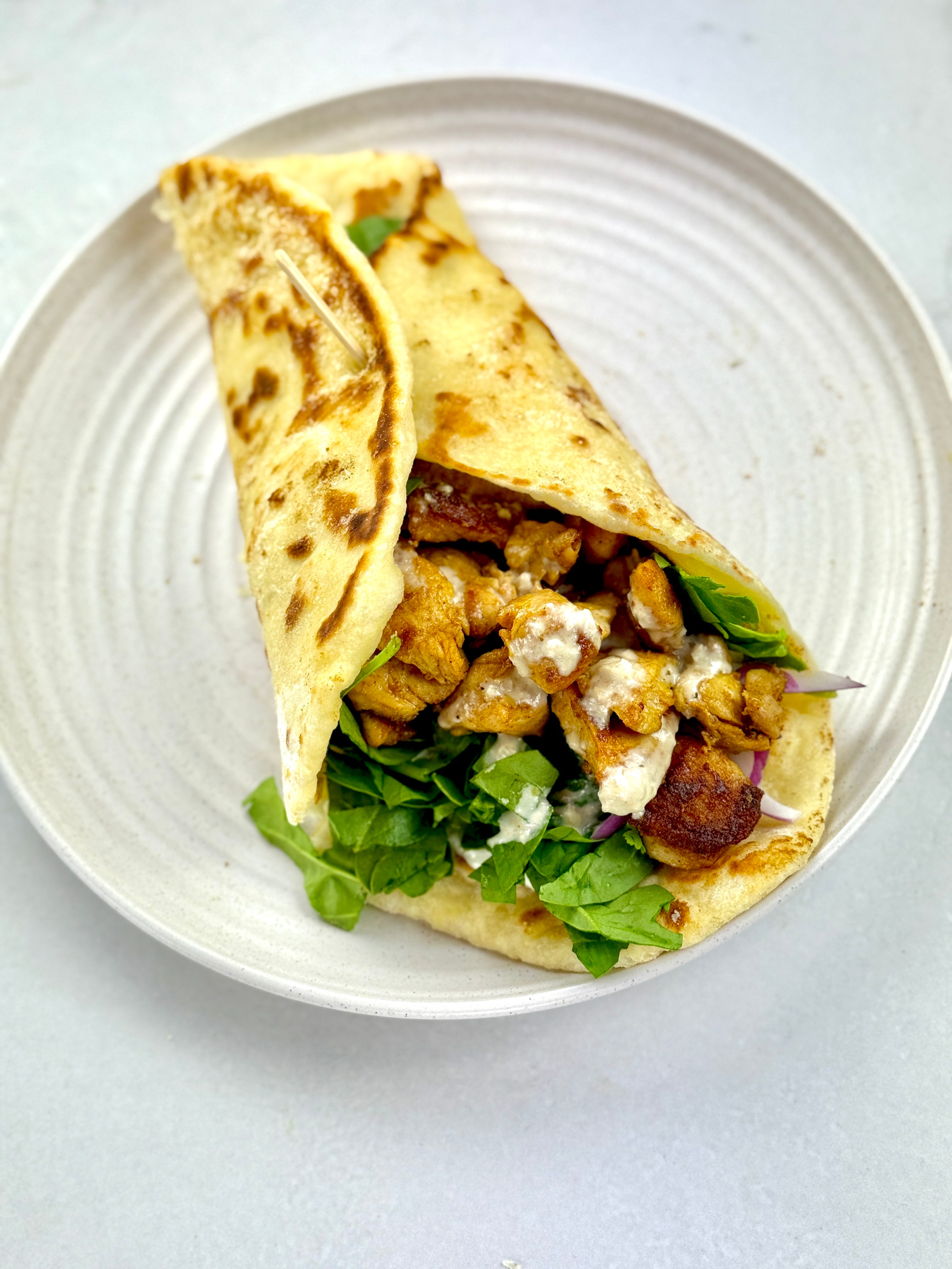 Crispy chicken wrap