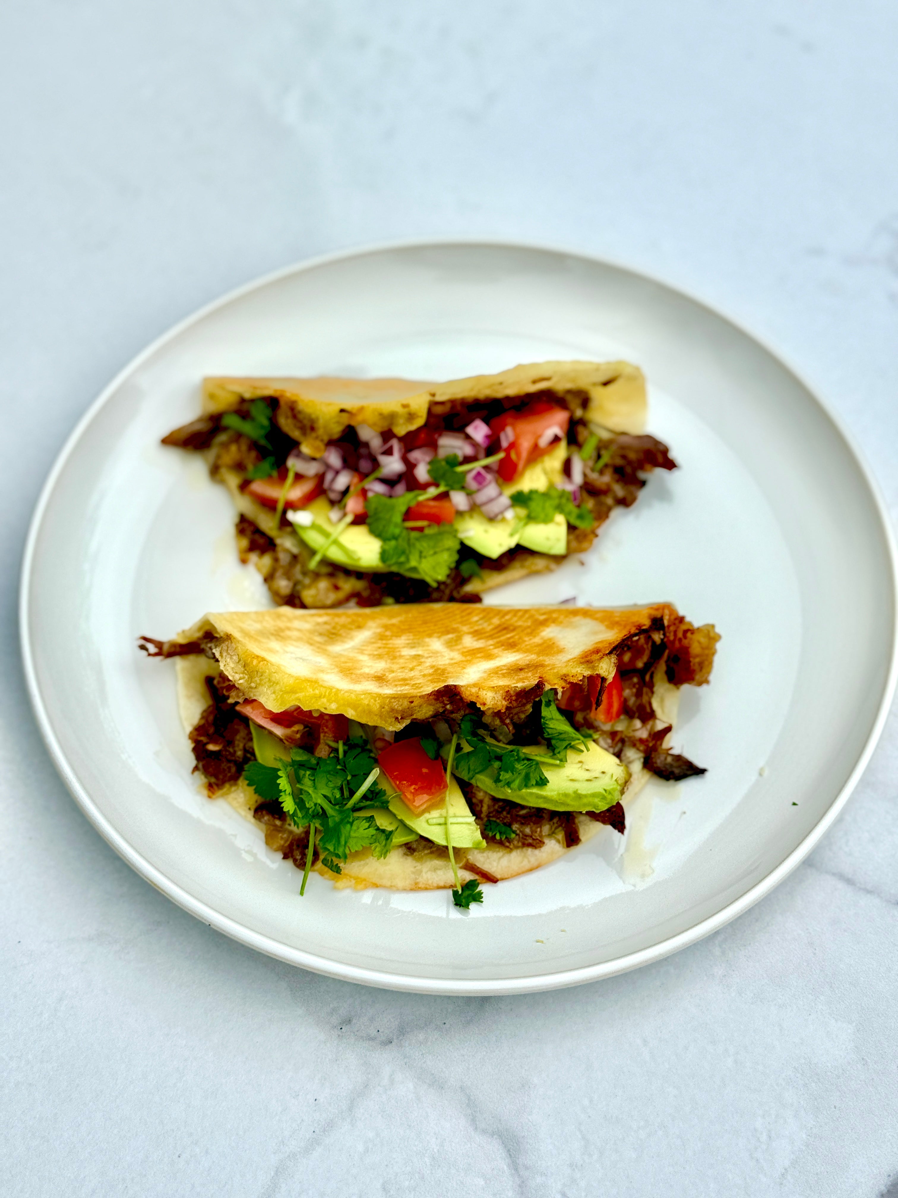 Pulled beef tacos