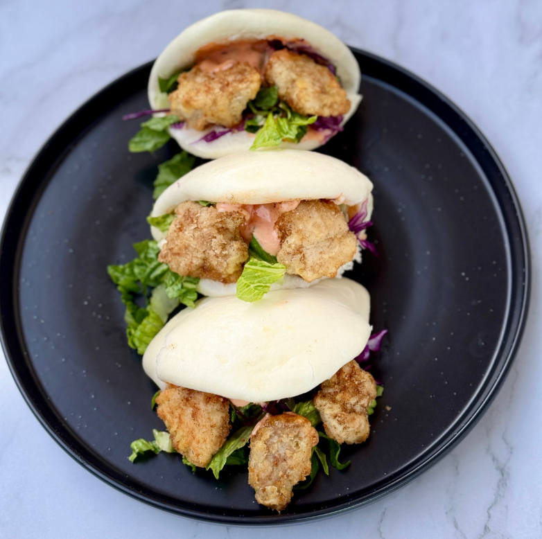 Taiwanese chicken bao