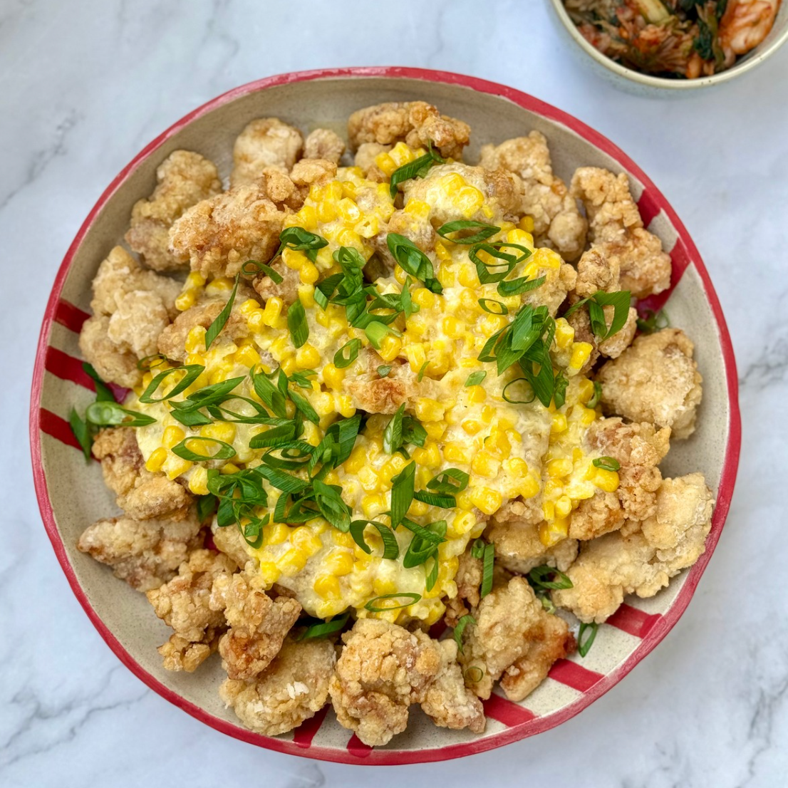Cheesy corn chicken