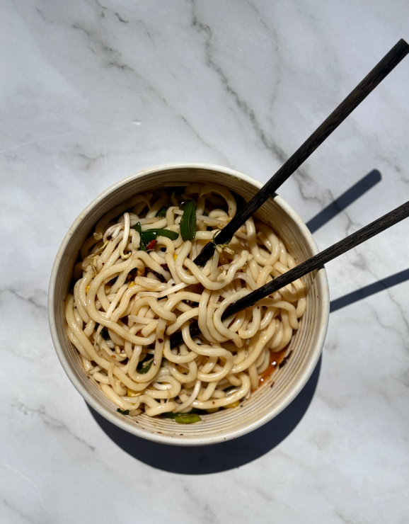 Chilli crisp mazesoba