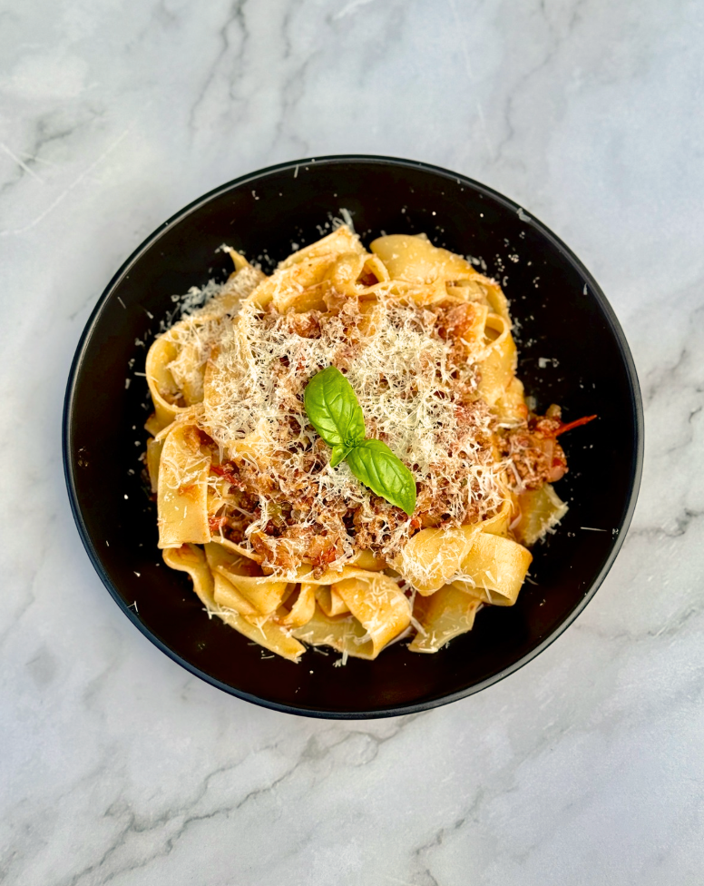 Bolognese pappardelle