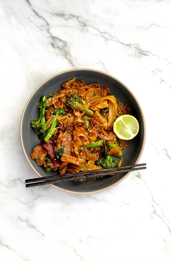 Beef chow fun