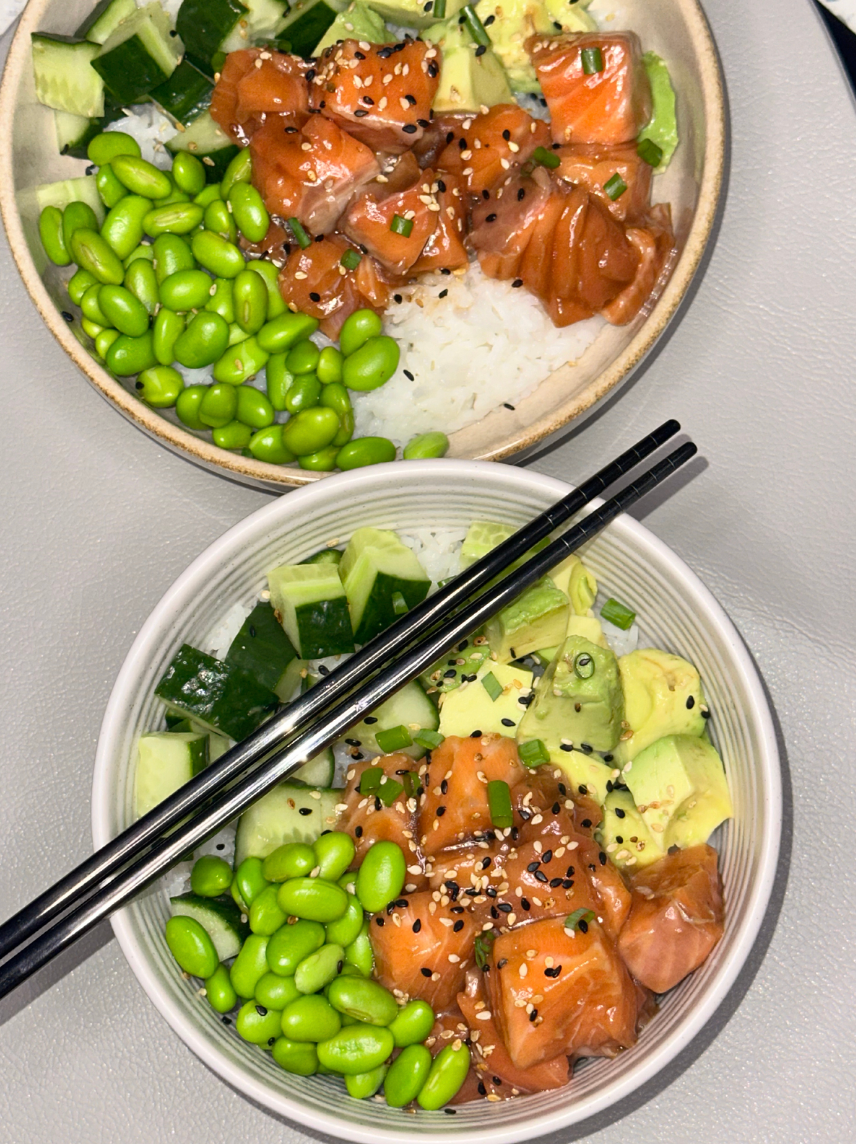 Poke bowls