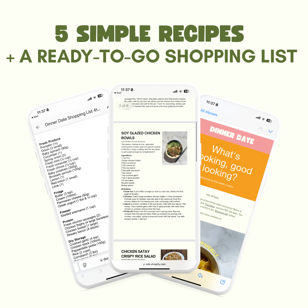 Weekly Recipe Subscription
